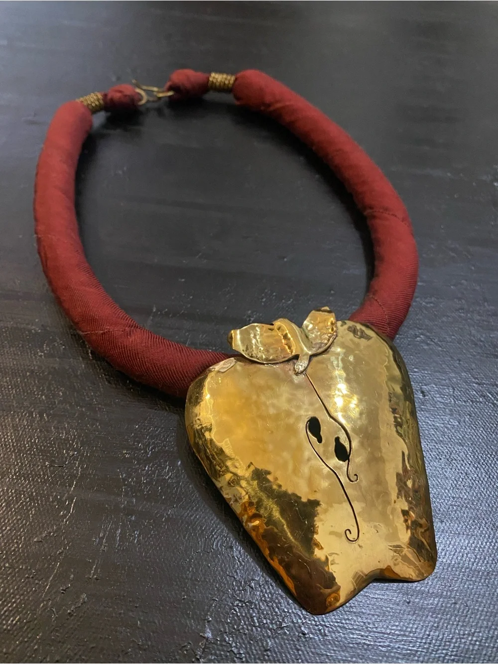 🍎✨Unique, apple necklace